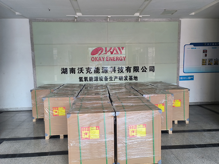 沃克能源水燃料氫氧機整裝待發(fā) 25臺氫氧機繼續(xù)發(fā)往海外！